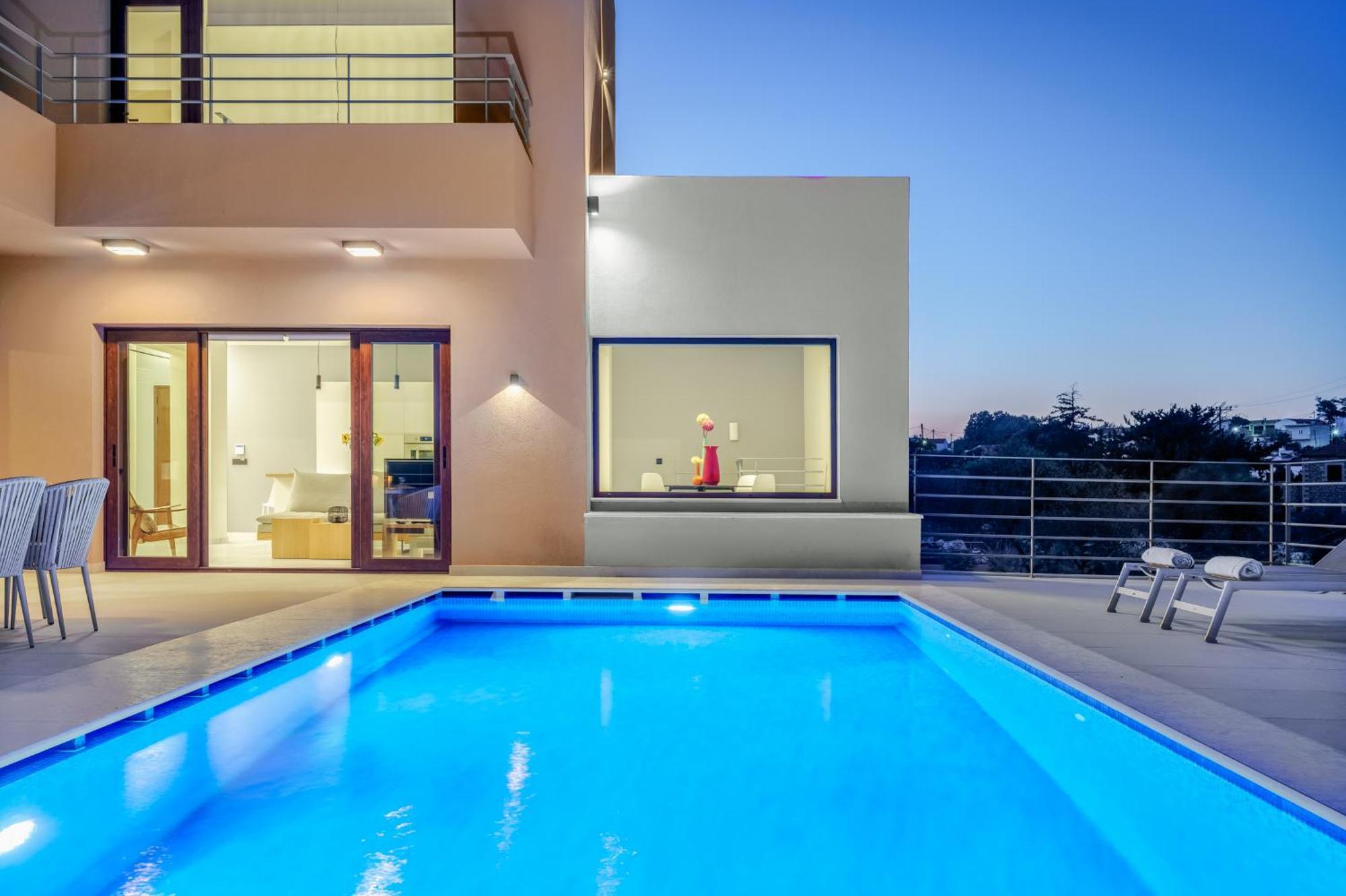 Villa Fos Kefalas Chania Exterior foto